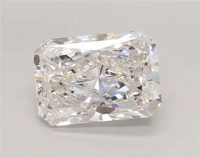 4.05ct E VVS2 Rare Carat Ideal Cut Radiant Lab Grown Diamond