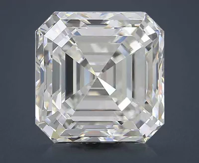 3.01ct H VS1 Very Good Cut Asscher Diamond