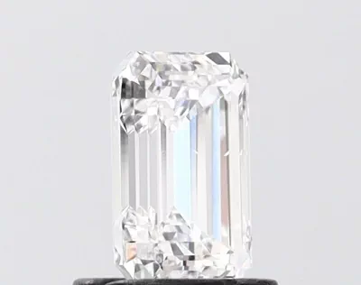 1.04ct E SI1 Rare Carat Ideal Cut Emerald Lab Grown Diamond