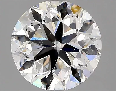 3.02ct E SI2 Very Good Cut Round Diamond