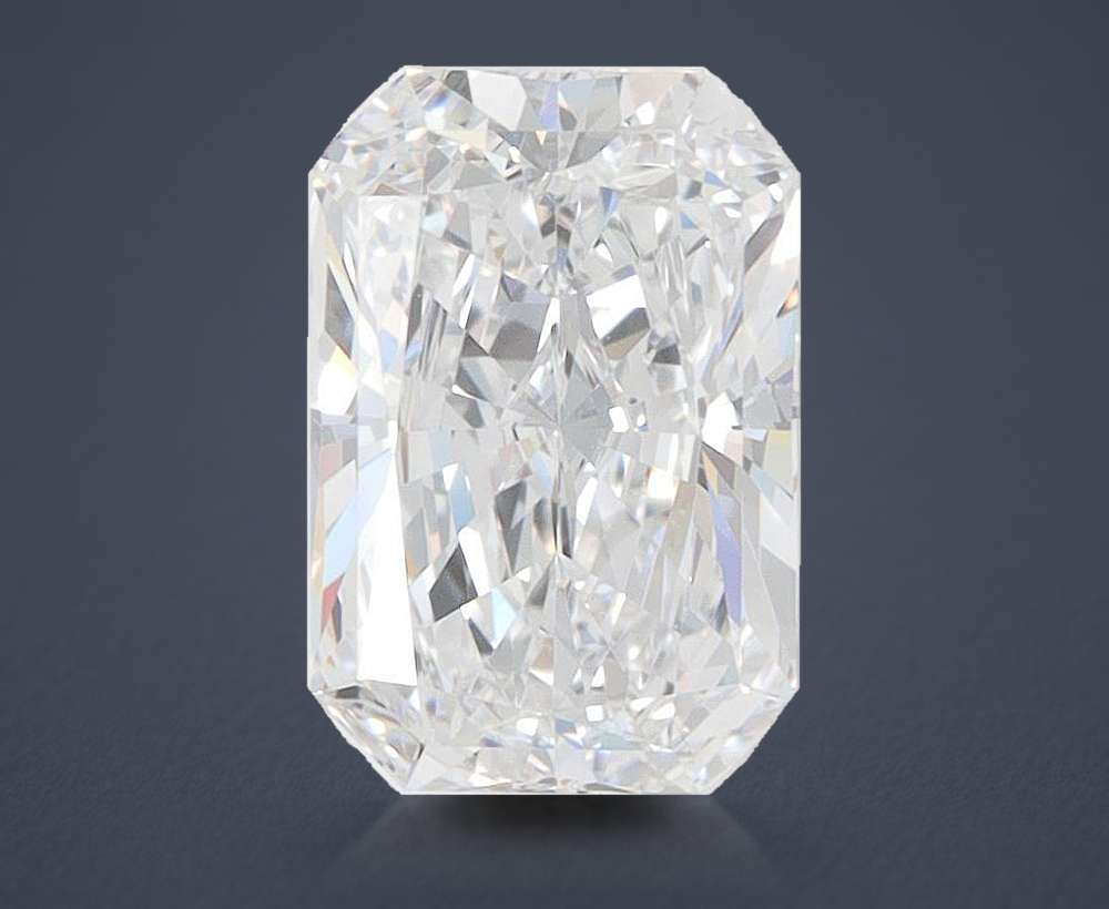 2.03ct D VVS1 Rare Carat Ideal Cut Radiant Lab Grown Diamond