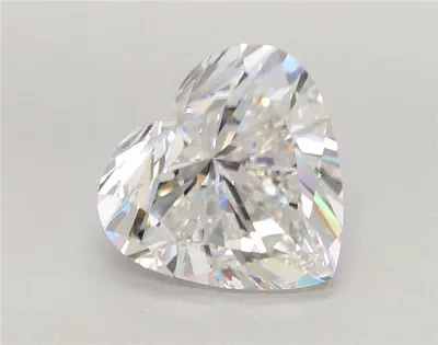 5.02ct D VVS2 Very Good Cut Heart Lab Grown Diamond