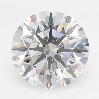 4.13ct D FL Rare Carat Ideal Cut Round Lab Grown Diamond