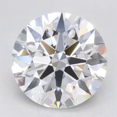 2.51ct D VVS1 Rare Carat Ideal Cut Round Lab Grown Diamond
