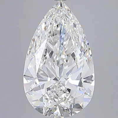 10.06ct F VS1 Rare Carat Ideal Cut Pear Lab Grown Diamond