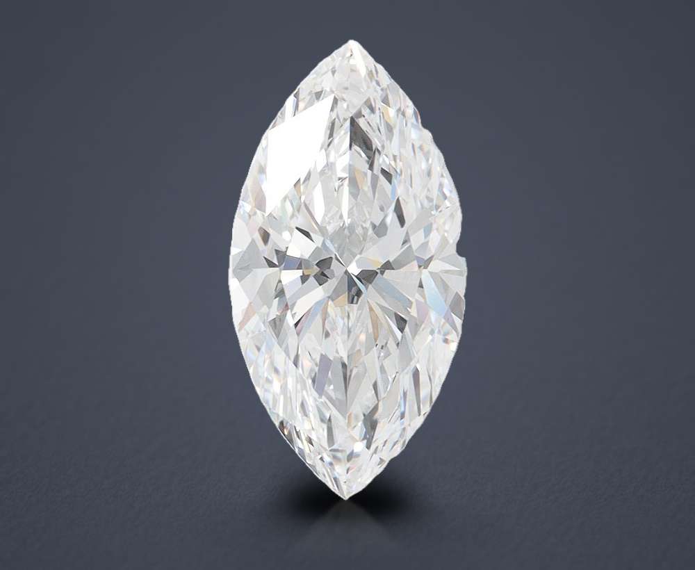 2.22ct D FL Rare Carat Ideal Cut Marquise Lab Grown Diamond