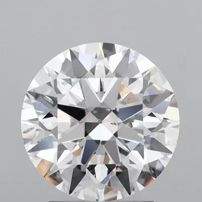 2.60ct D SI2 Rare Carat Ideal Cut Round Lab Grown Diamond