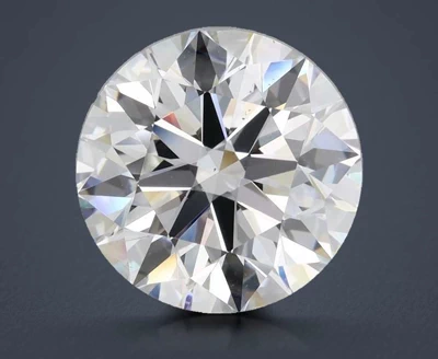 4.01ct F VS2 Rare Carat Ideal Cut Round Diamond