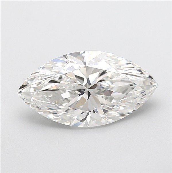 4.01ct F VVS2 Rare Carat Ideal Cut Marquise Lab Grown Diamond