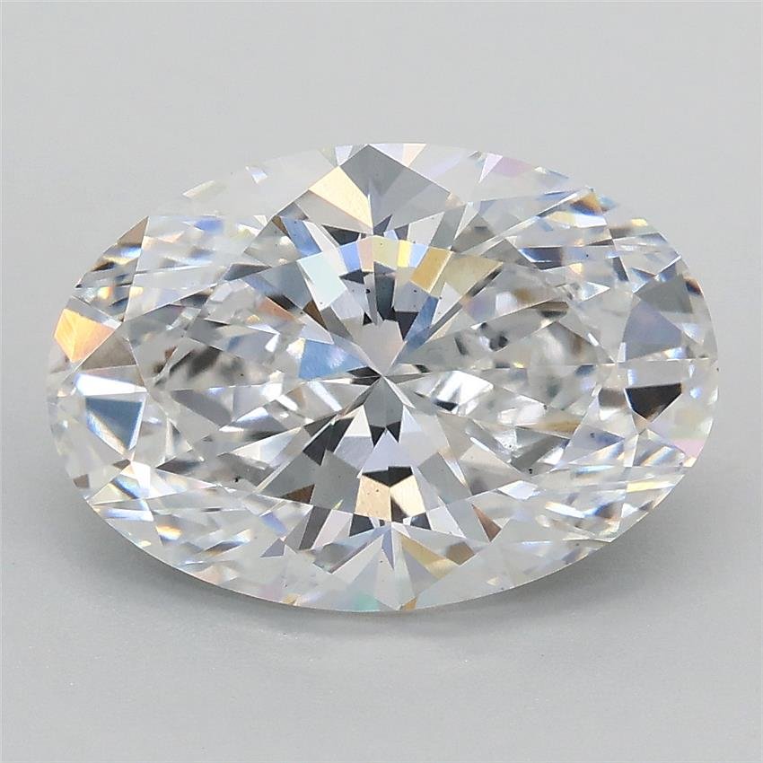 3.05ct D VS2 Rare Carat Ideal Cut Oval Lab Grown Diamond