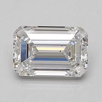1.10ct E VS2 Excellent Cut Emerald Lab Grown Diamond