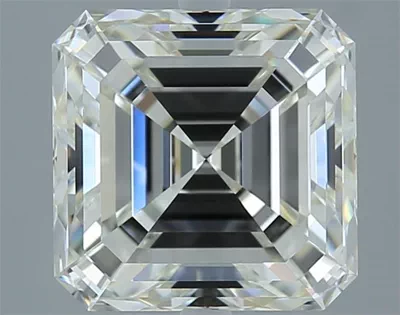 3.50ct J VS1 Very Good Cut Asscher Diamond