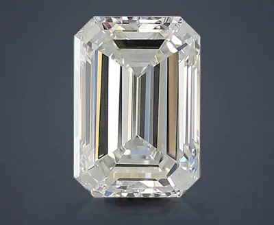 2.51ct F VS1 Rare Carat Ideal Cut Emerald Lab Grown Diamond