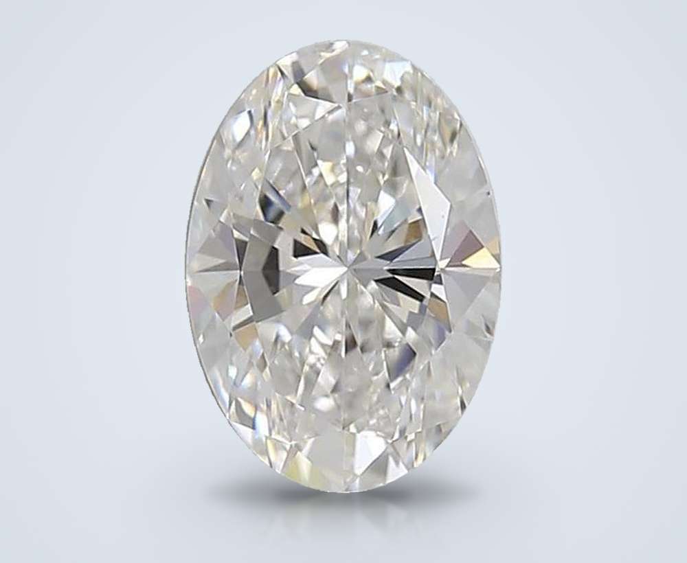 4.50ct E VVS2 Rare Carat Ideal Cut Oval Lab Grown Diamond