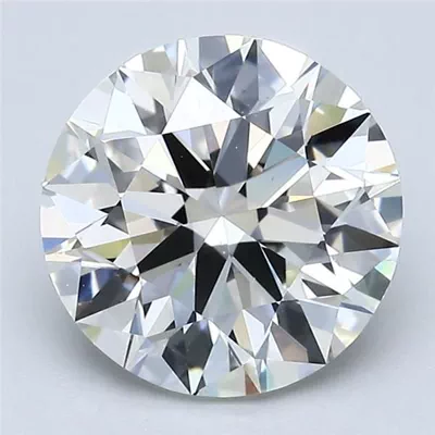 3.02ct J VS1 Very Good Cut Round Diamond