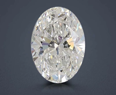 3.08ct D VS1 Rare Carat Ideal Cut Oval Lab Grown Diamond