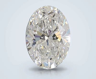 3.08ct D VS1 Rare Carat Ideal Cut Oval Lab Grown Diamond