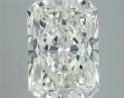 5.01ct J SI1 Rare Carat Ideal Cut Radiant Diamond