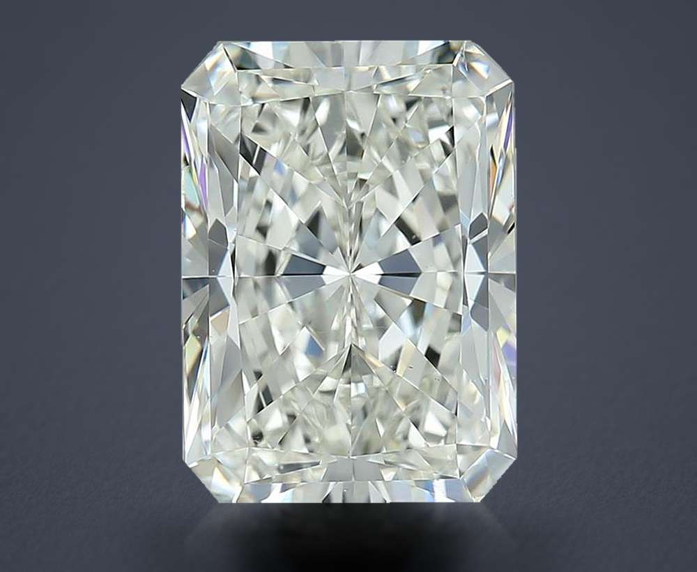 5.01ct J SI1 Rare Carat Ideal Cut Radiant Diamond