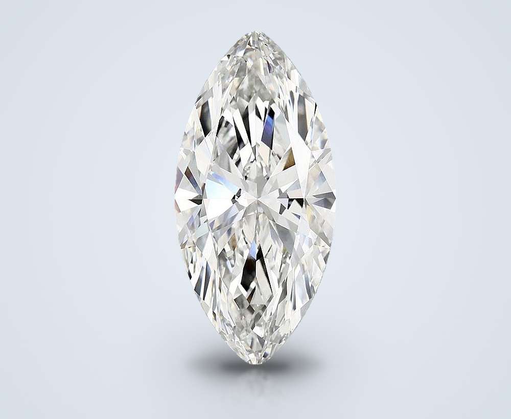 11.51ct F VVS2 Rare Carat Ideal Cut Marquise Lab Grown Diamond
