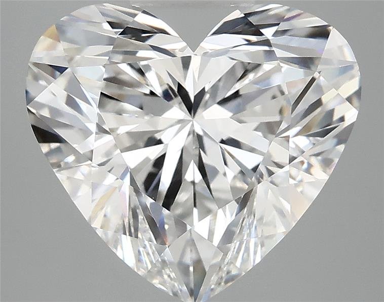 5.09ct E VVS2 Rare Carat Ideal Cut Heart Lab Grown Diamond
