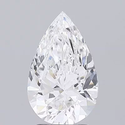 2.72ct E VS1 Rare Carat Ideal Cut Pear Lab Grown Diamond