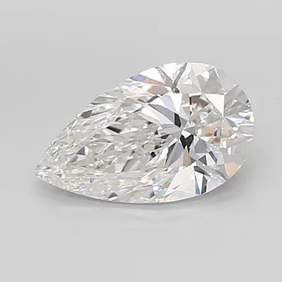 3.01ct E VS1 Rare Carat Ideal Cut Pear Lab Grown Diamond