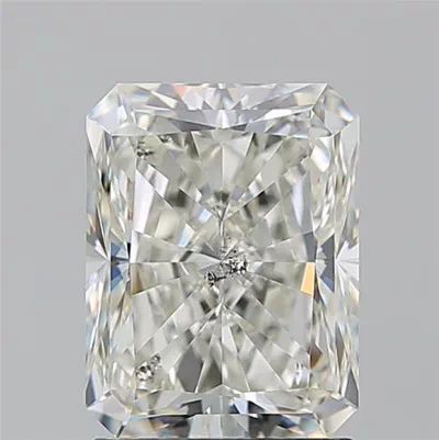 2.05ct J SI2 Rare Carat Ideal Cut Radiant Diamond