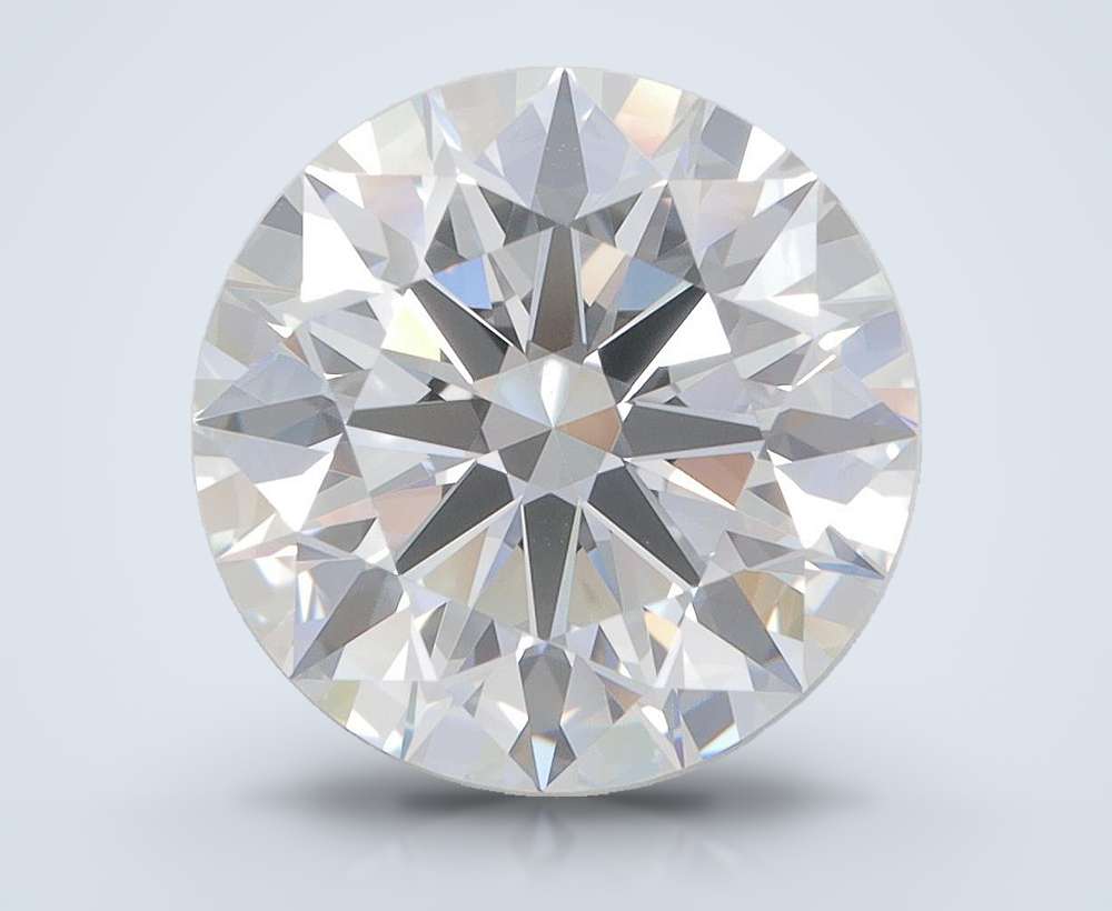 4.53ct F IF Rare Carat Ideal Cut Round Lab Grown Diamond