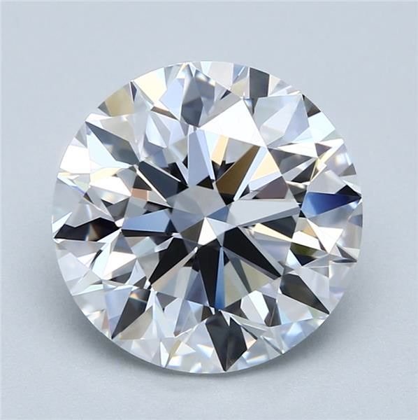 2.56ct D VS1 Rare Carat Ideal Cut Round Diamond