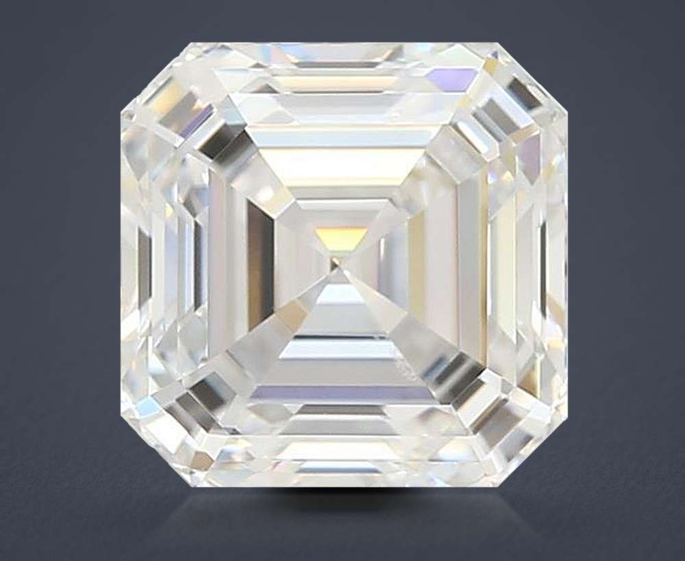 2.53ct D VS1 Rare Carat Ideal Cut Asscher Lab Grown Diamond