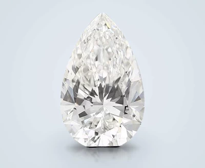 4.61ct F SI1 Rare Carat Ideal Cut Pear Lab Grown Diamond