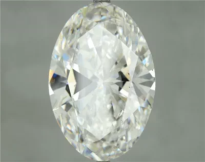 18.76ct F SI1 Rare Carat Ideal Cut Oval Lab Grown Diamond