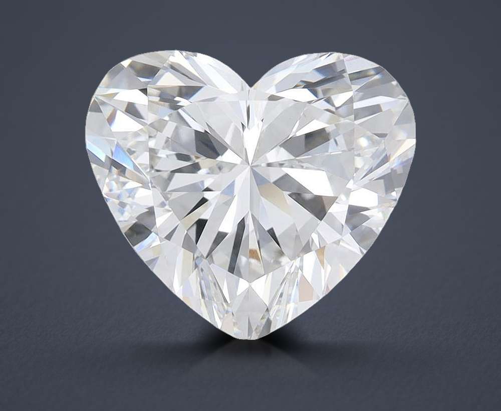 6.03ct E VVS2 Rare Carat Ideal Cut Heart Lab Grown Diamond