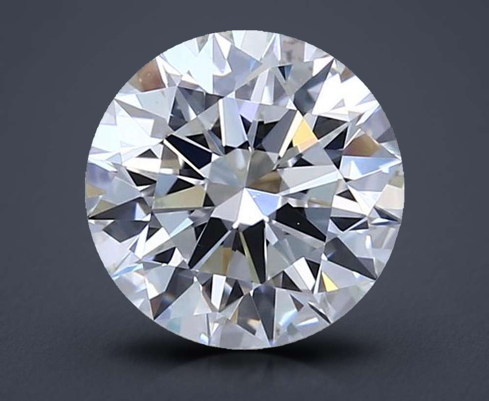 2.02ct G VVS2 Rare Carat Ideal Cut Round Diamond