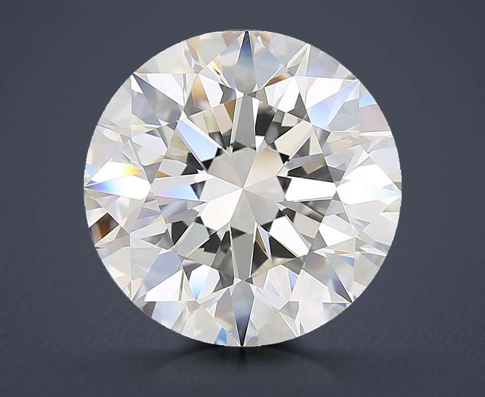 8.35ct H VVS2 Rare Carat Ideal Cut Round Diamond