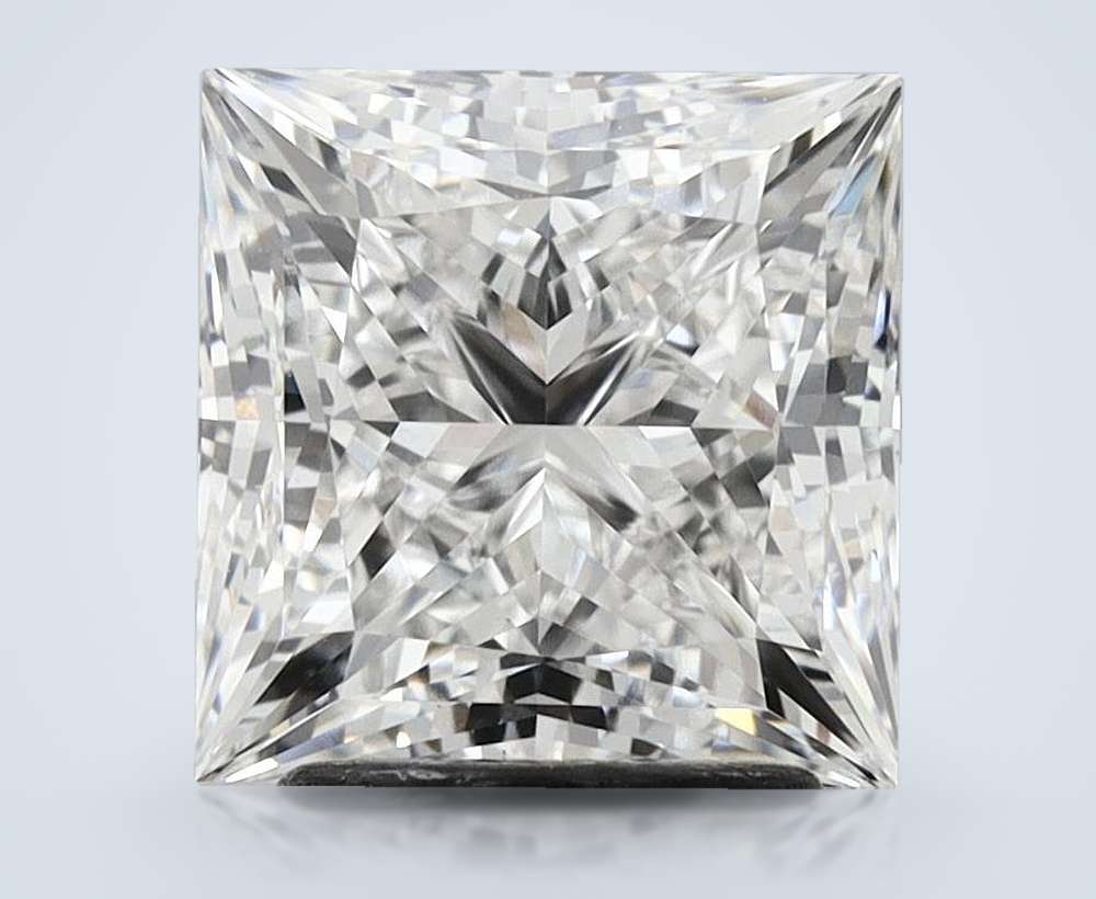 3.06ct F VVS2 Rare Carat Ideal Cut Princess Lab Grown Diamond