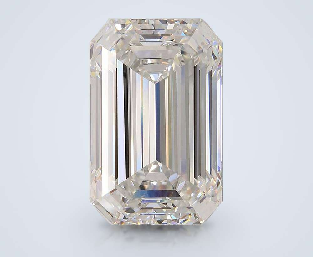 20.14ct F VS1 Rare Carat Ideal Cut Emerald Lab Grown Diamond