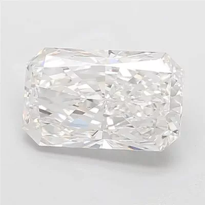 4.51ct F VVS2 Rare Carat Ideal Cut Radiant Lab Grown Diamond
