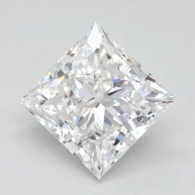 1.20ct D FL Rare Carat Ideal Cut Princess Lab Grown Diamond