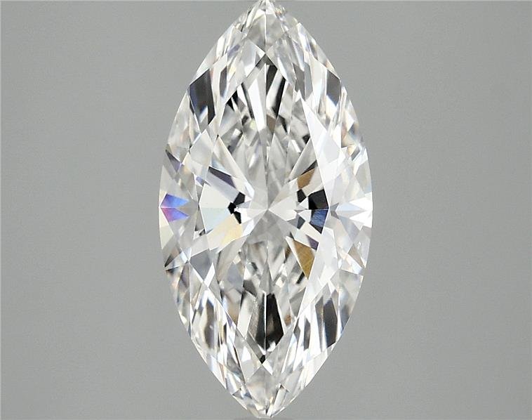 2.65ct F VS1 Rare Carat Ideal Cut Marquise Lab Grown Diamond