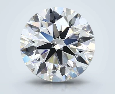 2.51ct J SI2 Rare Carat Ideal Cut Round Diamond