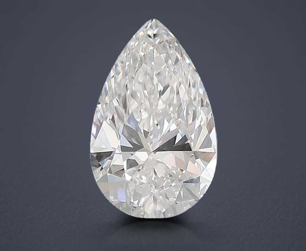 2.26ct E VVS2 Rare Carat Ideal Cut Pear Lab Grown Diamond
