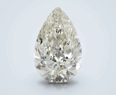4.01ct I SI1 Rare Carat Ideal Cut Pear Diamond