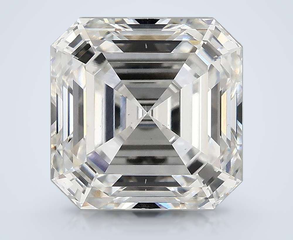 4.09ct F VS1 Rare Carat Ideal Cut Asscher Lab Grown Diamond