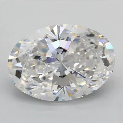 3.54ct E VVS2 Rare Carat Ideal Cut Oval Lab Grown Diamond