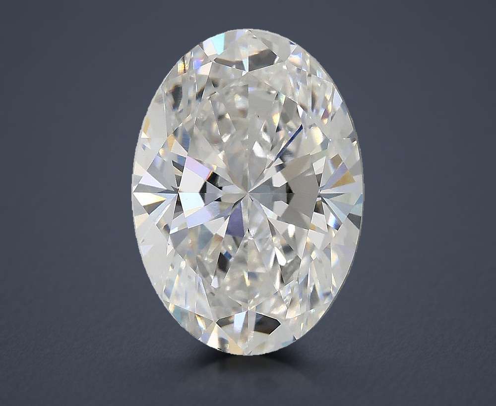 3.54ct E VVS2 Rare Carat Ideal Cut Oval Lab Grown Diamond