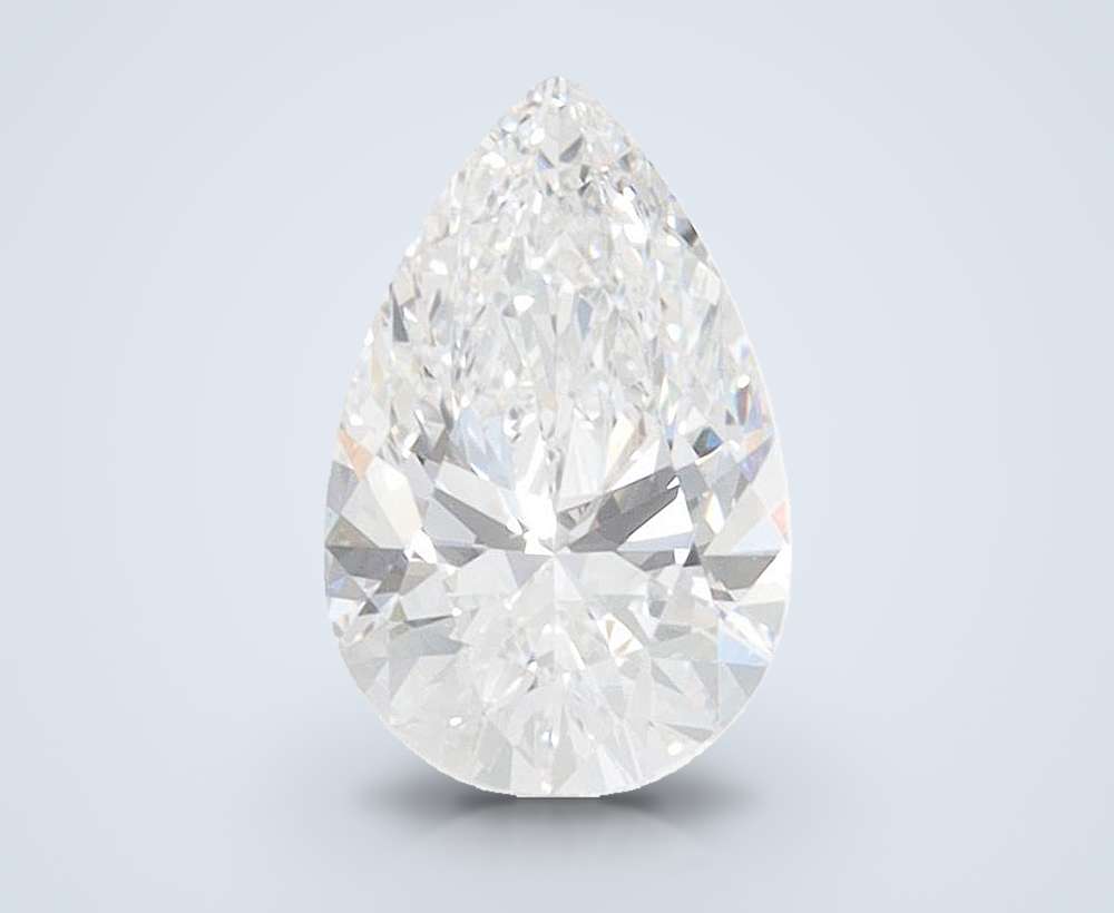 1.06ct D VVS1 Rare Carat Ideal Cut Pear Lab Grown Diamond