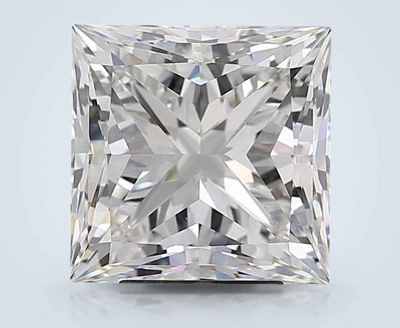 5.35ct G SI1 Rare Carat Ideal Cut Princess Diamond