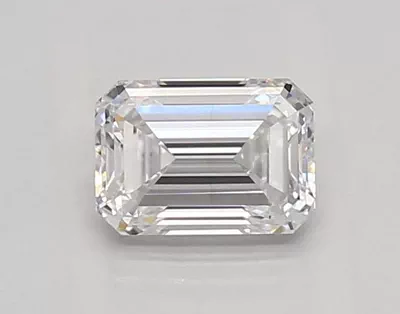 0.69ct D VS1 Excellent Cut Emerald Lab Grown Diamond